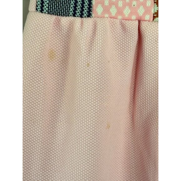 Vintage Handmade Patchwork Quilt Dress Polyester Knits Girls Toddler 2/3T - Picture 8 of 12